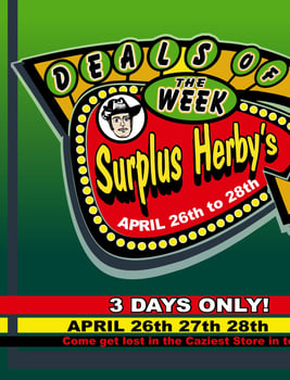 Surplus Herby's - 3 Days Only